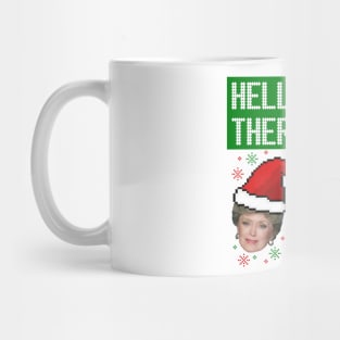 Golden Girls Ugly Christmas Sweater Design—Hello There, Tall, Dark, and Jolly Mug